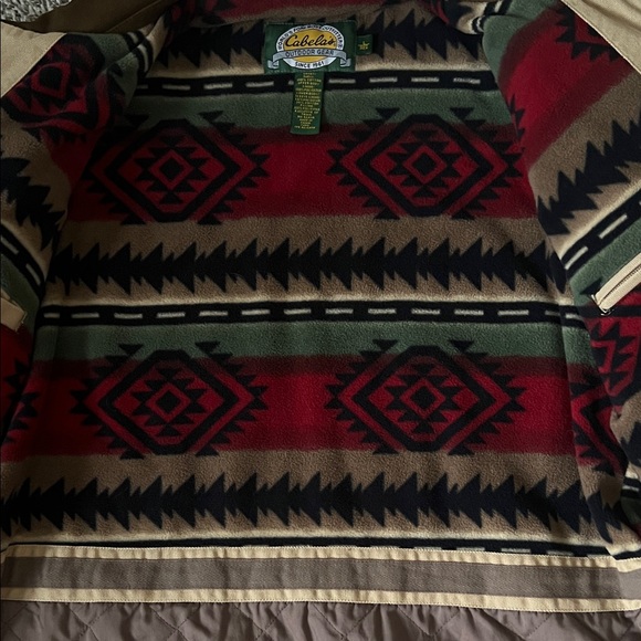 NWOT Cabela's Khaki Men's Military Field / Canvas / Chore Jacket  in Size L - Picture 13 of 15